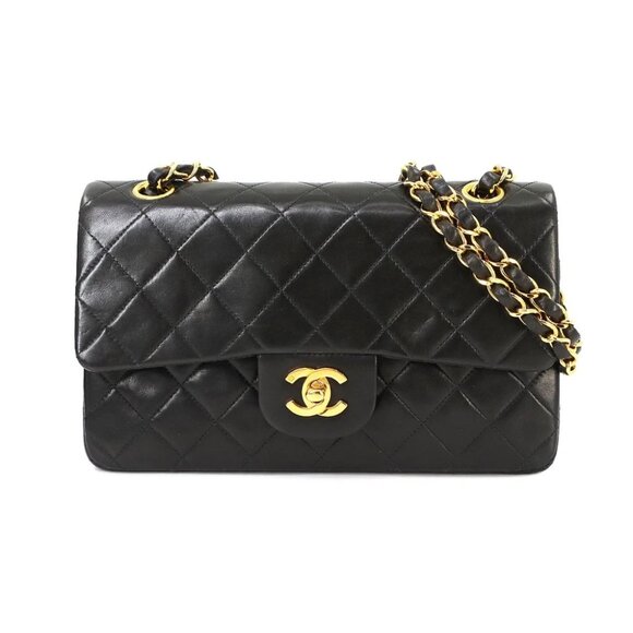 CHANEL Matelasse 23 Chain Shoulder Bag Leather Black A01113 Vintage 90274299 - Picture 1 of 10